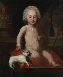 Ritratto di bambino di Ferdinand Christoph von Waldburg-Zeil (* 1719)